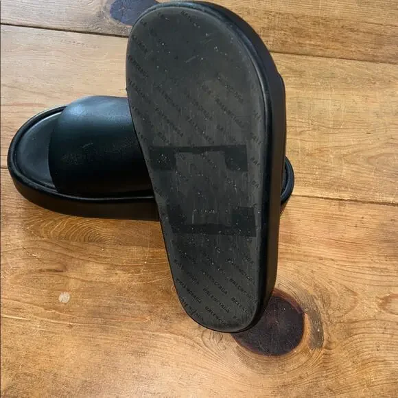 Balenciaga Rise Black Platform Slide Slides Size 40 (10) - Picture 10 of 12